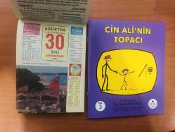 30 Ağustos 2005 hediyelik orijinal Ülkü takvim yaprağı (Cin Ali kitabı hediyeli:)