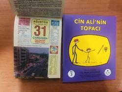 31 Ağustos 2005 hediyelik orijinal Ülkü takvim yaprağı (Cin Ali kitabı hediyeli:)