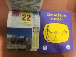 22 Kasım 2005 hediyelik orijinal Ülkü takvim yaprağı (Cin Ali kitabı hediyeli:)