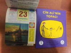 23 Kasım 2005 hediyelik orijinal Ülkü takvim yaprağı (Cin Ali kitabı hediyeli:)