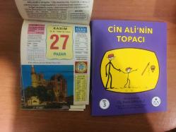 27 Kasım 2005 hediyelik orijinal Ülkü takvim yaprağı (Cin Ali kitabı hediyeli:)