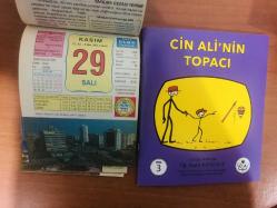 29 Kasım 2005 hediyelik orijinal Ülkü takvim yaprağı (Cin Ali kitabı hediyeli:)