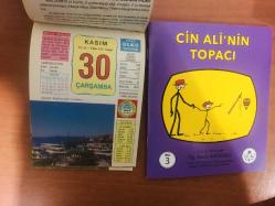 30 Kasım 2005 hediyelik orijinal Ülkü takvim yaprağı (Cin Ali kitabı hediyeli:)