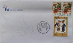 2012 İSTANBUL 23 NİSAN ULUSAL EGEMENLİK VE ÇOCUK BAYRAMI ÖZEL TARİH DAMGALI FDC TT2BB1 NADİR - Gökalp Antika Shop