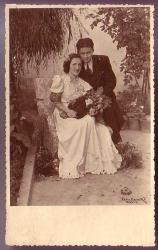 FOTO FAHRİ SEYREK İZMİT / 1940 HARİKA GELİN DAMAT FOTOĞRAFI...