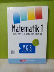 MATEMATİK 1 İLK ADIM SORU BANKASI YGS HAZIRLIK-2.EL