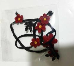 Çiçekli iğne Oyası Kolye Yöresel Otantik Takı