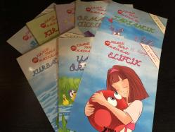 Kırmızı Topun Maceraları 8 Kitap  (El Yazılı)