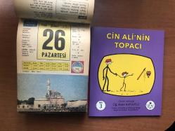 26 Şubat 1968 hediyelik orijinal Ülkü takvim yaprağı (Cin Ali kitabı hediyeli:)