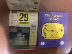 29 Haziran 1968 hediyelik orijinal Ülkü takvim yaprağı (Cin Ali kitabı hediyeli:)