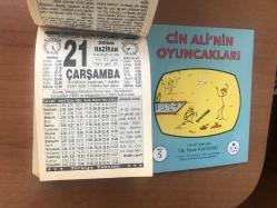 21 Haziran 2006 hediyelik orijinal Türkiye gazetesi takvim yaprağı (Cin Ali kitabı hediyeli:)