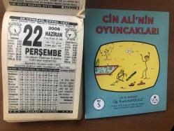22 Haziran 2006 hediyelik orijinal Türkiye gazetesi takvim yaprağı (Cin Ali kitabı hediyeli:)