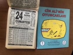 24 Haziran 2006 hediyelik orijinal Türkiye gazetesi takvim yaprağı (Cin Ali kitabı hediyeli:)