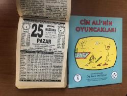 25 Haziran 2006 hediyelik orijinal Türkiye gazetesi takvim yaprağı (Cin Ali kitabı hediyeli:)