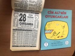 28 Haziran 2006 hediyelik orijinal Türkiye gazetesi takvim yaprağı (Cin Ali kitabı hediyeli:)