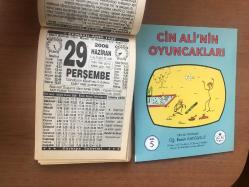 29 Haziran 2006 hediyelik orijinal Türkiye gazetesi takvim yaprağı (Cin Ali kitabı hediyeli:)
