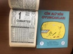 1 Nisan 2006 hediyelik orijinal Türkiye gazetesi takvim yaprağı (Cin Ali kitabı hediyeli:)