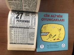 27 Nisan 2006 hediyelik orijinal Türkiye gazetesi takvim yaprağı (Cin Ali kitabı hediyeli:)