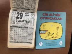 29 Nisan 2006 hediyelik orijinal Türkiye gazetesi takvim yaprağı (Cin Ali kitabı hediyeli:)