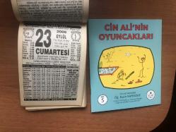 23 Eylül 2006 hediyelik orijinal Türkiye gazetesi takvim yaprağı (Cin Ali kitabı hediyeli:)