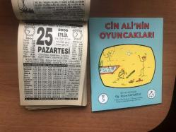 25 Eylül 2006 hediyelik orijinal Türkiye gazetesi takvim yaprağı (Cin Ali kitabı hediyeli:)