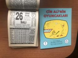 26 Eylül 2006 hediyelik orijinal Türkiye gazetesi takvim yaprağı (Cin Ali kitabı hediyeli:)