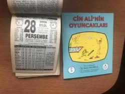 28 Eylül 2006 hediyelik orijinal Türkiye gazetesi takvim yaprağı (Cin Ali kitabı hediyeli:)