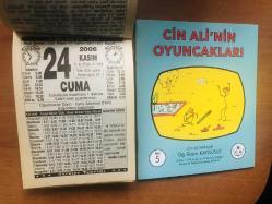 24 Kasım 2006 hediyelik orijinal Türkiye gazetesi takvim yaprağı (Cin Ali kitabı hediyeli:)