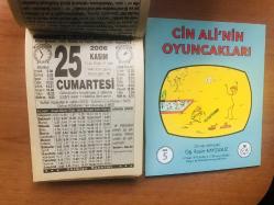 25 Kasım 2006 hediyelik orijinal Türkiye gazetesi takvim yaprağı (Cin Ali kitabı hediyeli:)