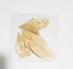 Ahşap Şekiller  Kolaj Resim,  Rölyef, Tasarım Materyali, Okul Öncesi Eğitim Materyali Kandinski Şekilleri