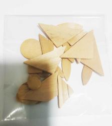 Ahşap Şekiller  Kolaj Resim,  Rölyef, Tasarım Materyali, Okul Öncesi Eğitim Materyali Kandinski Şekilleri