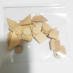 Ahşap Şekiller  Kolaj Resim,  Rölyef, Tasarım Materyali, Okul Öncesi Eğitim Materyali Kandinski Şekilleri