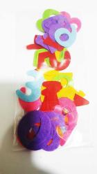 Resim Kolaj Ders Malzemesi Keçe Sayıları 50 Parça