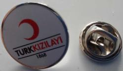 TÜRKKIZILAYI KURULUŞ ANISINA YAPTIRILAN ORİJİNAL YAKA ROZETİ K1I1A1