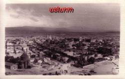 KARS ŞEHRİ UZAKTAN GENEL GÖRÜNÜM ESKİ FOTOĞRAF...