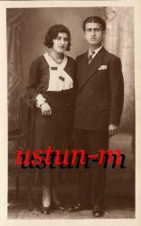 GENÇ BİR ÇİFTİN ESKİ STÜDYO FOTOĞRAFI...