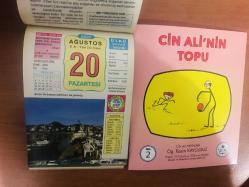 20 Ağustos 2007 hediyelik orijinal Ülkü takvim yaprağı (Cin Ali kitabı hediyeli:)