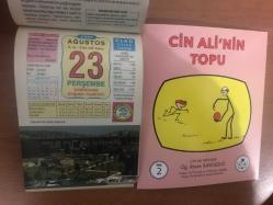 23 Ağustos 2007 hediyelik orijinal Ülkü takvim yaprağı (Cin Ali kitabı hediyeli:)
