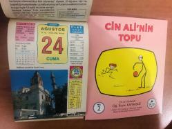 24 Ağustos 2007 hediyelik orijinal Ülkü takvim yaprağı (Cin Ali kitabı hediyeli:)