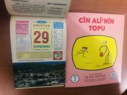 29 Ağustos 2007 hediyelik orijinal Ülkü takvim yaprağı (Cin Ali kitabı hediyeli:)