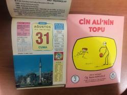 31 Ağustos 2007 hediyelik orijinal Ülkü takvim yaprağı (Cin Ali kitabı hediyeli:)