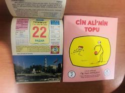 22 Temmuz 2007 hediyelik orijinal Ülkü takvim yaprağı (Cin Ali kitabı hediyeli:)