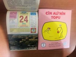24 Temmuz 2007 hediyelik orijinal Ülkü takvim yaprağı (Cin Ali kitabı hediyeli:)