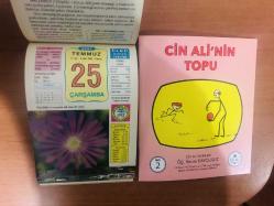 25 Temmuz 2007 hediyelik orijinal Ülkü takvim yaprağı (Cin Ali kitabı hediyeli:)