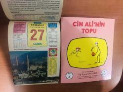 27 Temmuz 2007 hediyelik orijinal Ülkü takvim yaprağı (Cin Ali kitabı hediyeli:)