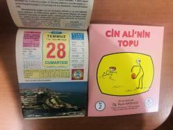 28 Temmuz 2007 hediyelik orijinal Ülkü takvim yaprağı (Cin Ali kitabı hediyeli:)