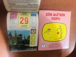 29 Temmuz 2007 hediyelik orijinal Ülkü takvim yaprağı (Cin Ali kitabı hediyeli:)