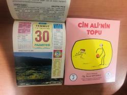 30 Temmuz 2007 hediyelik orijinal Ülkü takvim yaprağı (Cin Ali kitabı hediyeli:)