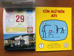 29 Nisan 2008 hediyelik orijinal Ülkü takvim yaprağı (Cin Ali kitabı hediyeli:)