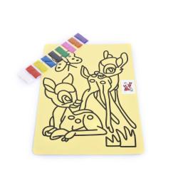 Kum Boyama Seti 4 lü Evde Etkinlik